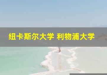 纽卡斯尔大学 利物浦大学